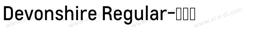 Devonshire Regular字体转换